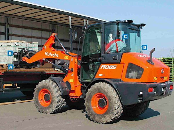Kubota R085 Radlader mieten